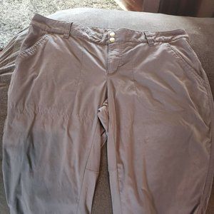 Columbia Gray Omni-Shield Advanced Repellency Outdoor Trail Capri